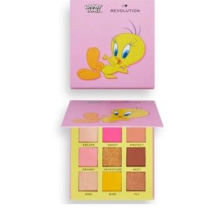 I ❤️ REVOLUTION ~ Eyeshadow palette ~ Looney Toons ~ Tweety Bird ~ New in Box